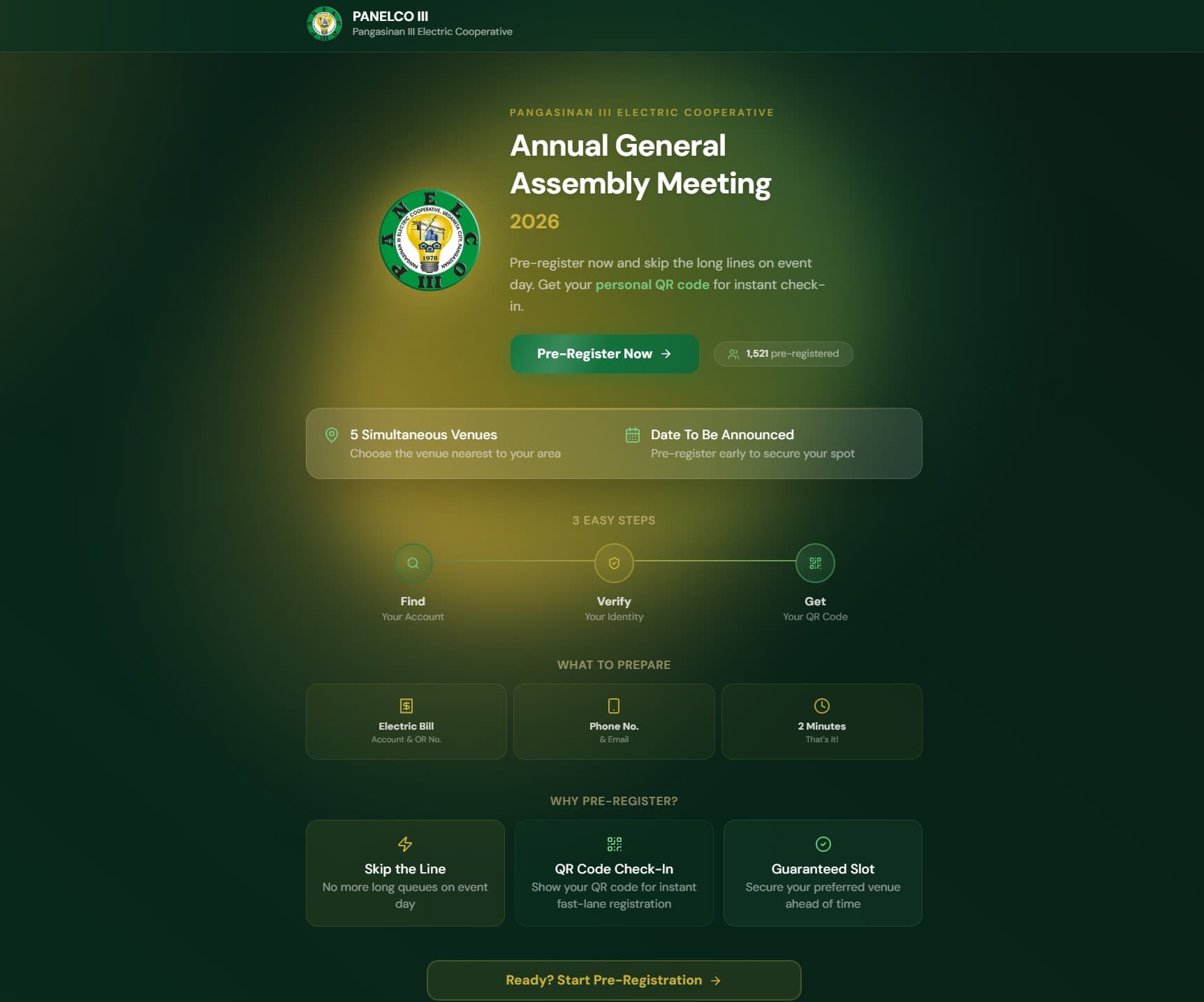 AGAM 2026 Distributed Registration